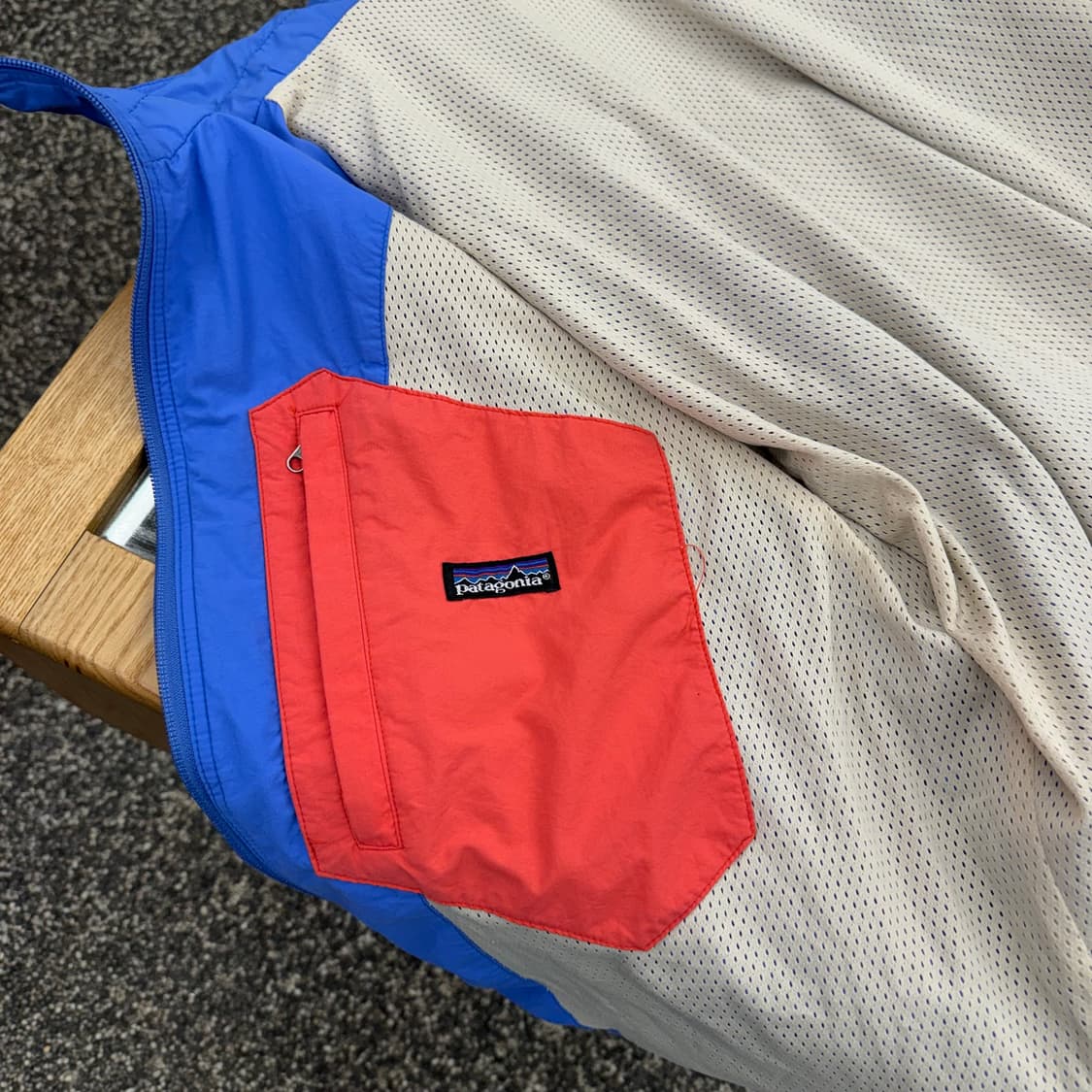 90s 파타고니아 블루 봄버 자켓 made in USA (XL)  상품이미지9