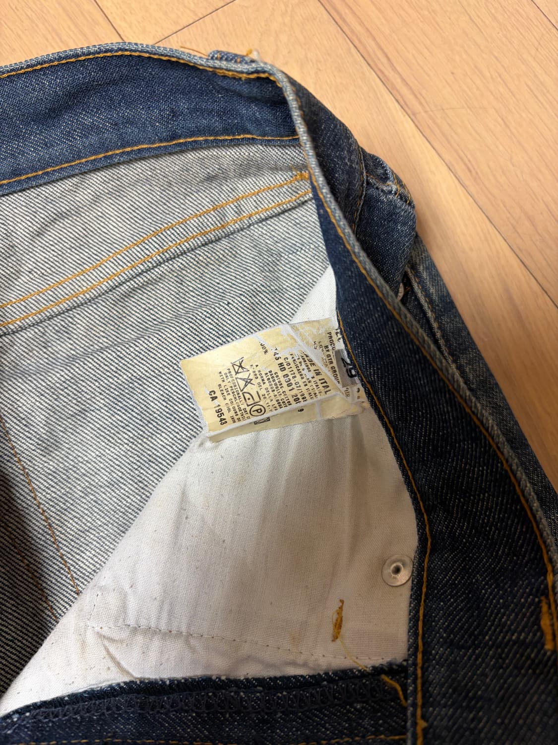 [30] 헬무트랭 1998 빈티지 워시드 데님 상품이미지8