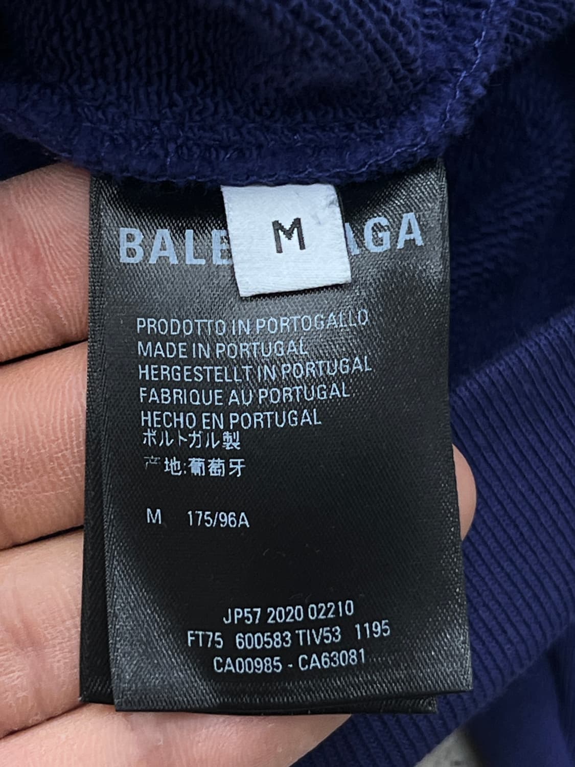 발렌시아가 웨이브로고 후드 티셔츠 상품이미지9