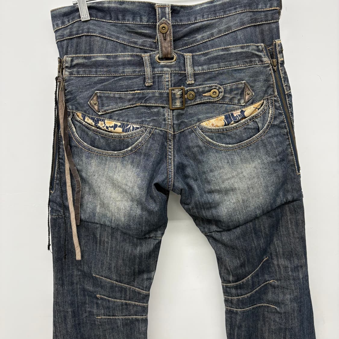 데님 워싱 새깅 청바지 남/34 상품이미지6