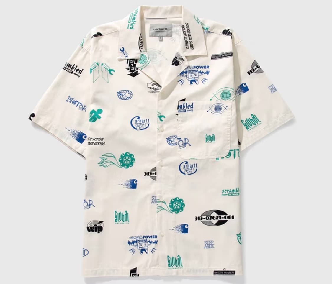 칼하트 Motor city 반팔 셔츠 상품이미지1