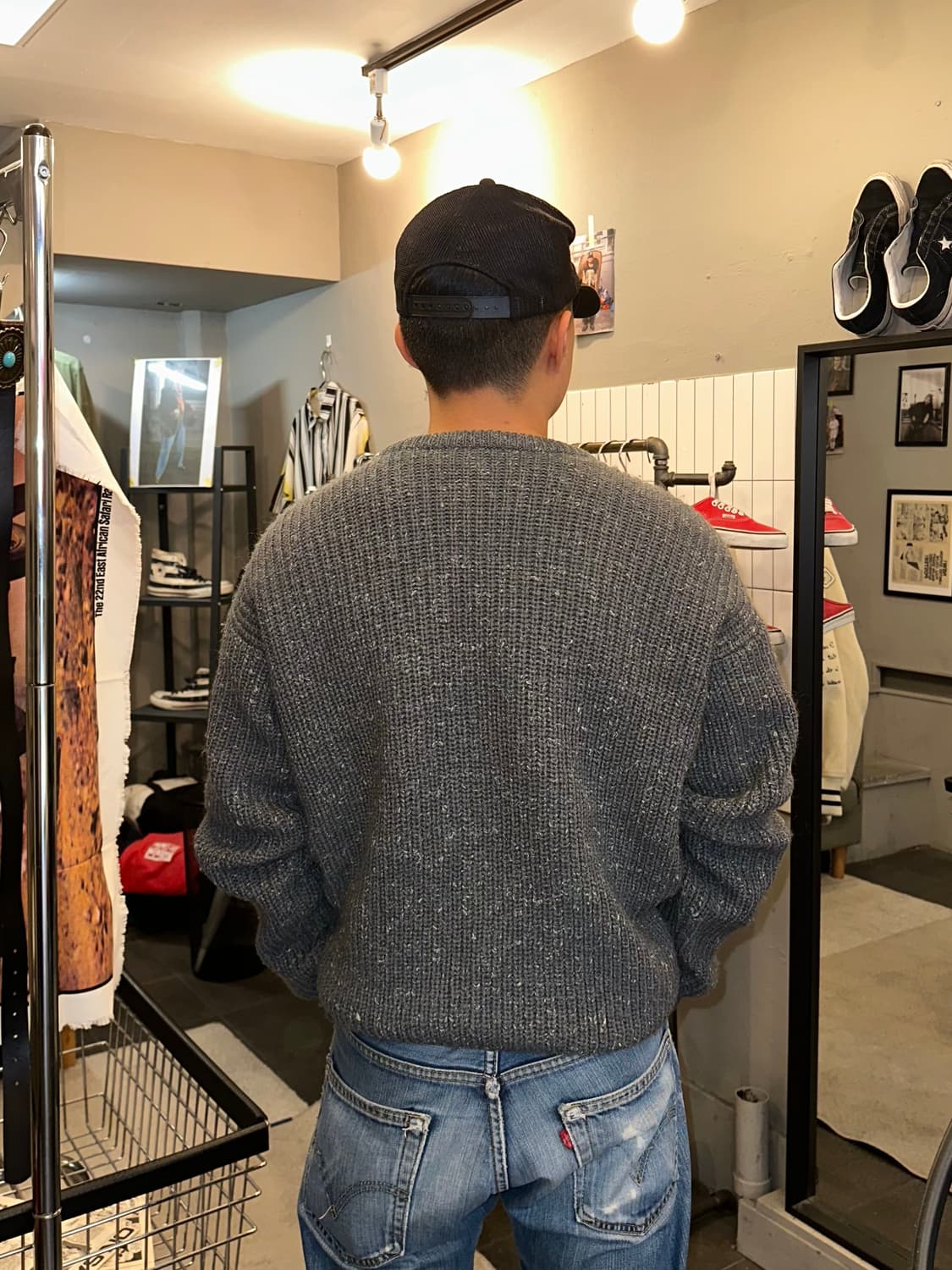 90-00’s Giorgio Armani heavy wool knit 상품이미지5