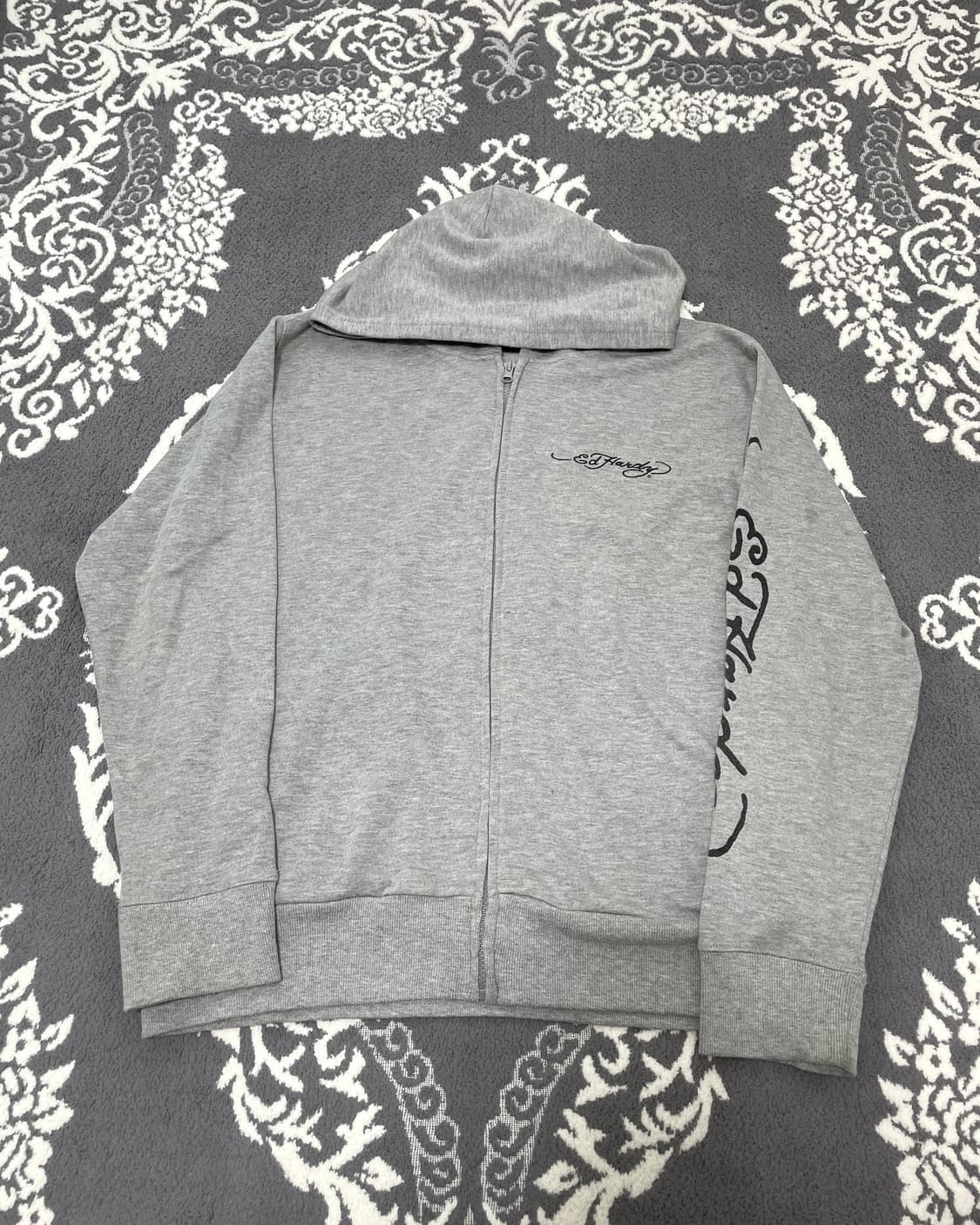 Ed Hardy Zip-Up Skull Hoodie 상품이미지6