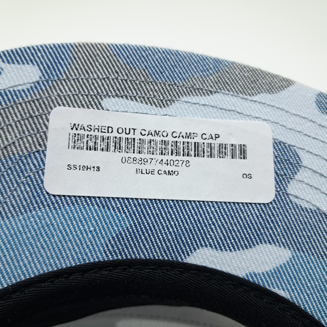 CL740 슈프림 미국판 워시드블루 밀리터리 카모 캠프캡 모자 상품이미지8