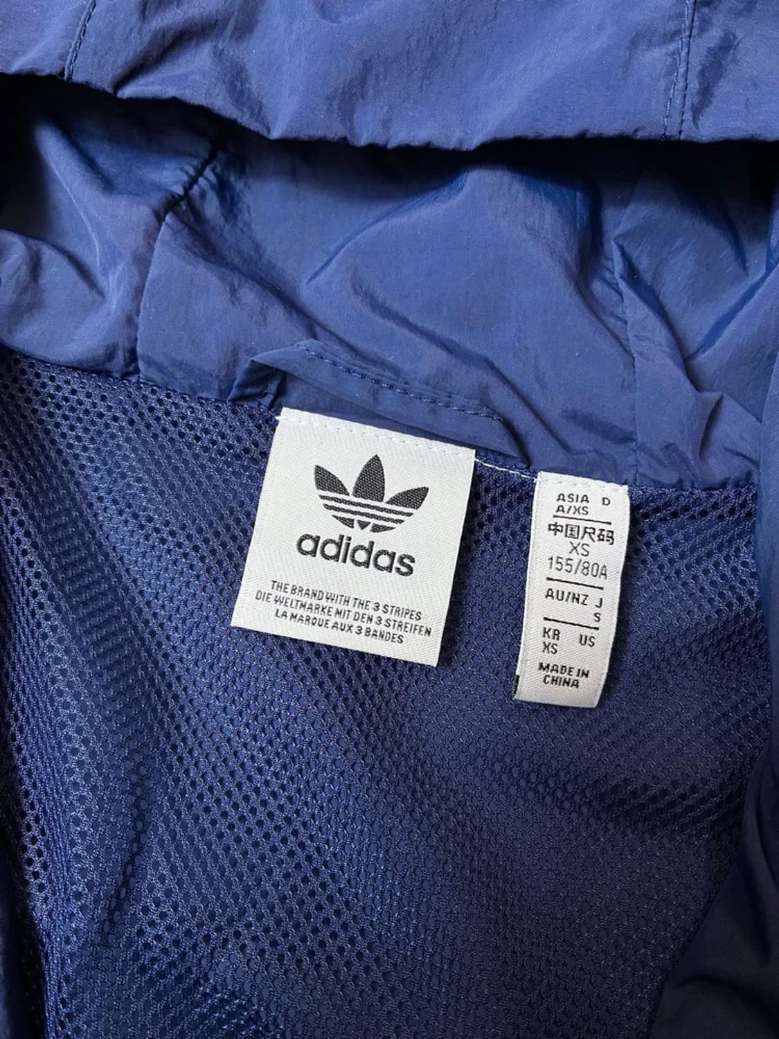 아디다스 크롭 우븐 빅로고 후디 자켓 PN6724 상품이미지9