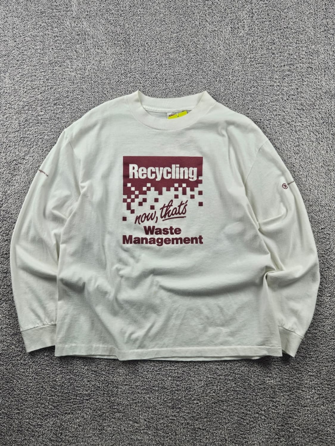 8~90's USA HEF-T 싱글 스티치 롱 슬리브 (XL)/11128 상품이미지1