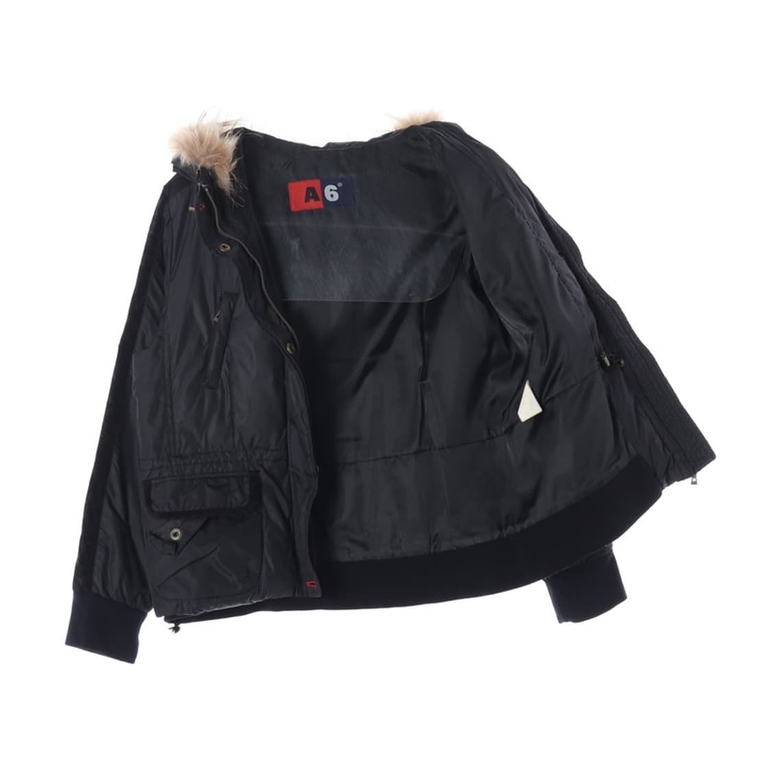 A6 리얼 라쿤 퍼 후드 숏패딩 66 상품이미지2