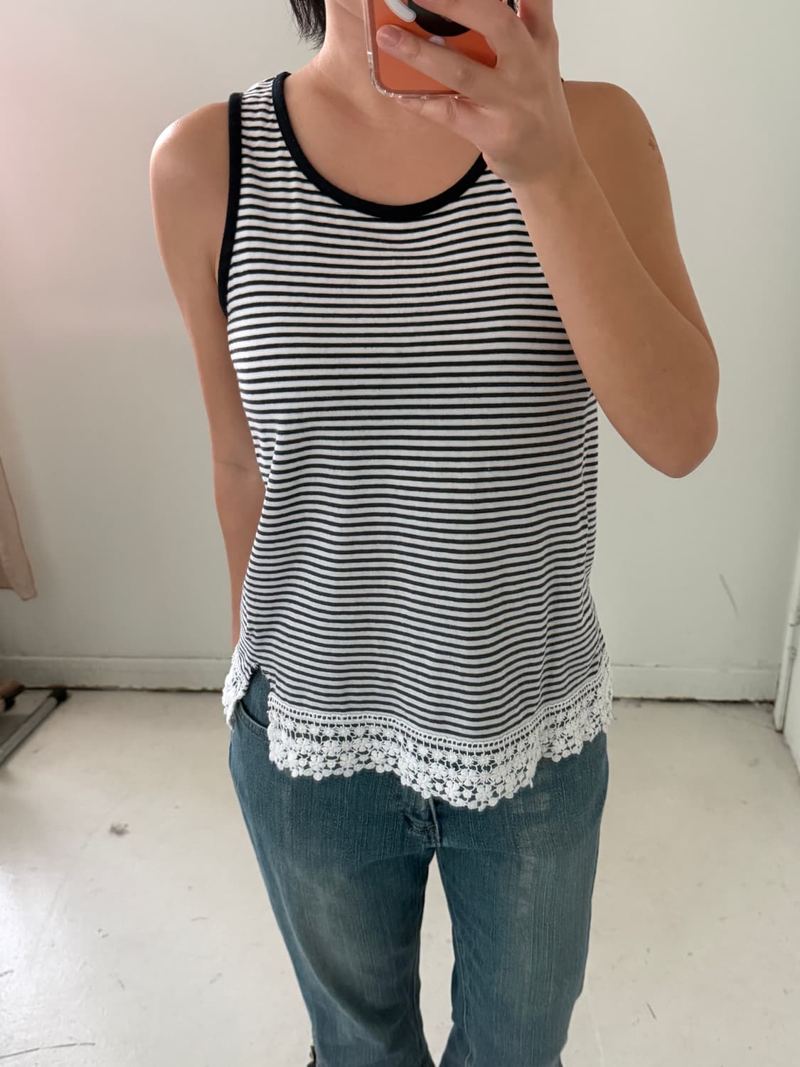 일본빈티지 레이스 슬리브리스 상품이미지6