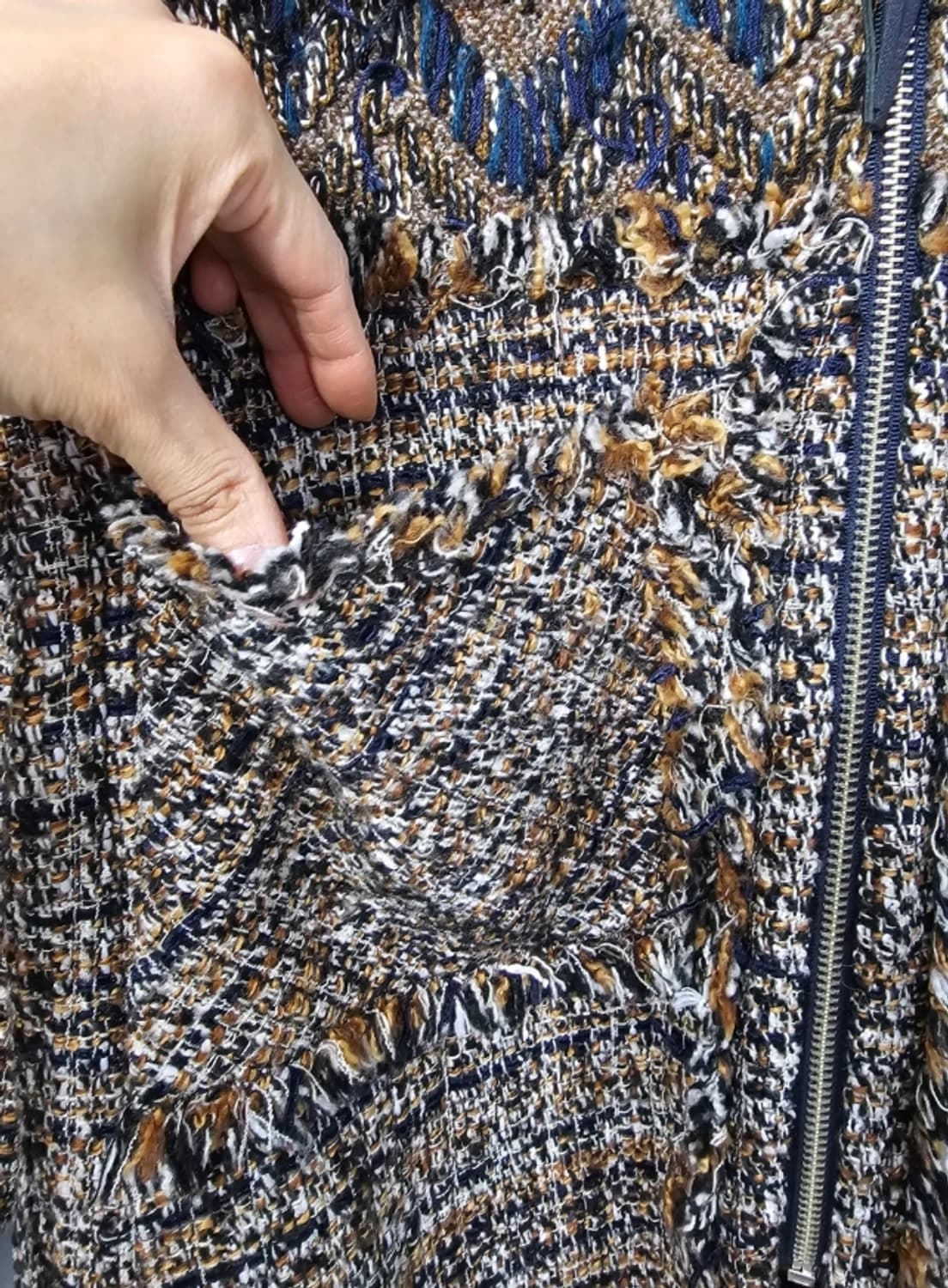 한섬 시스템 SYSTEM 트위드 재킷 자켓 ~66 상품이미지6