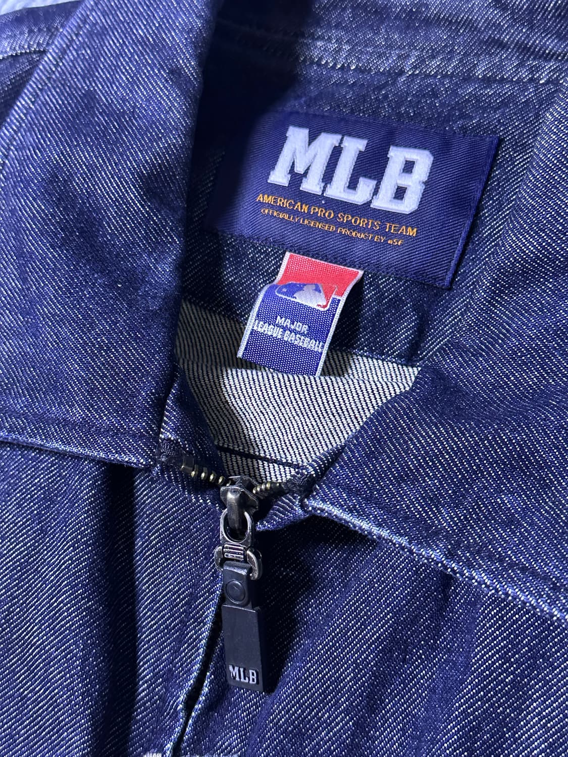 빈티지 MLB LA 다저스 데님 야구 점퍼 상품이미지3