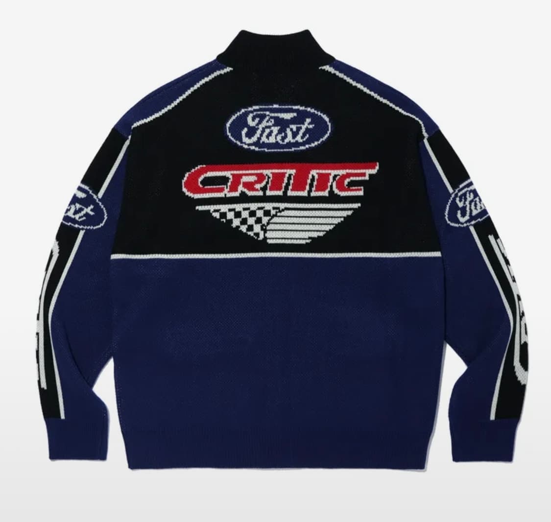 크리틱 레이싱 니트집업 XL 상품이미지2