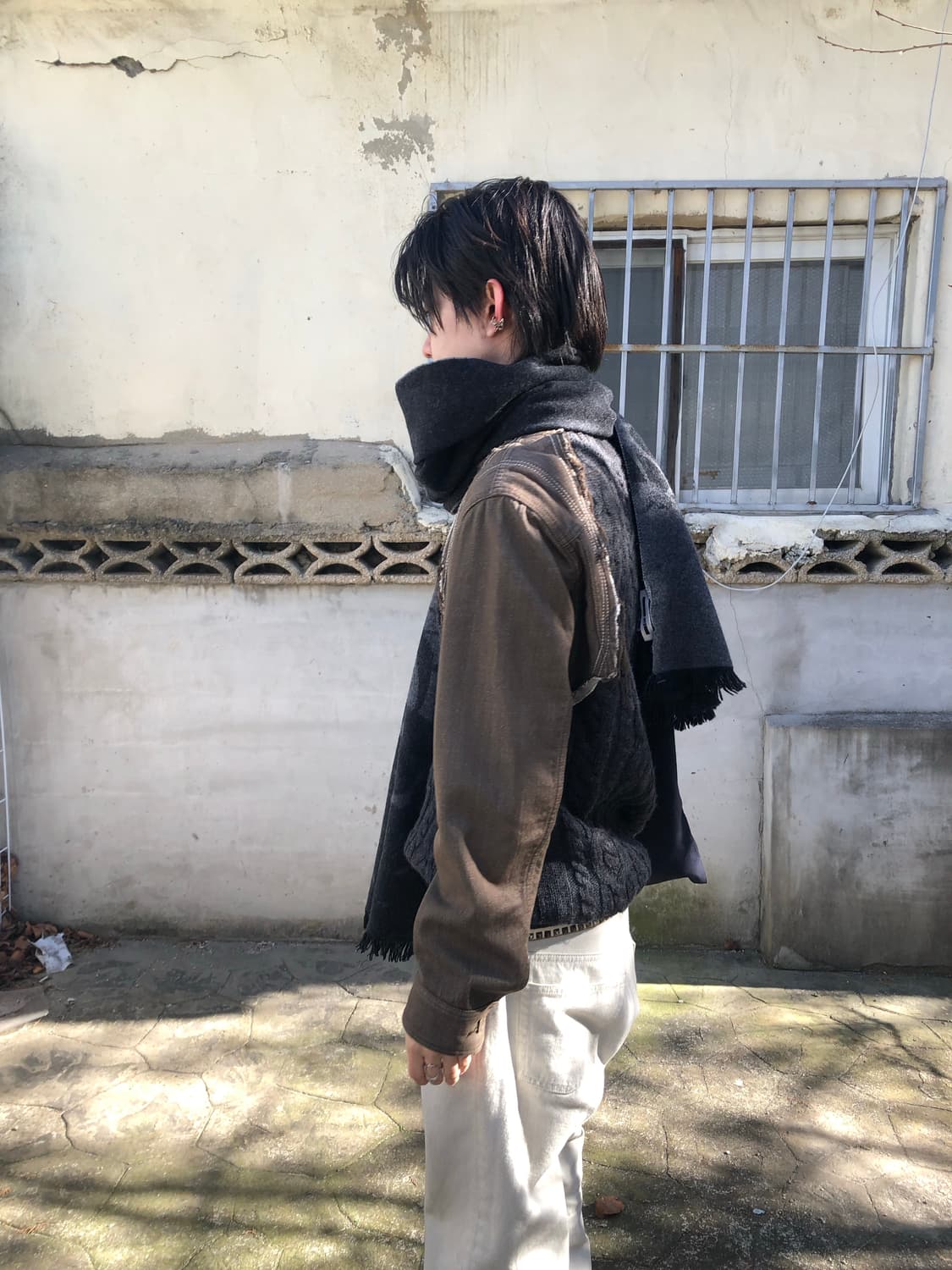 알렉산더 맥퀸 오버 스카프 상품이미지1