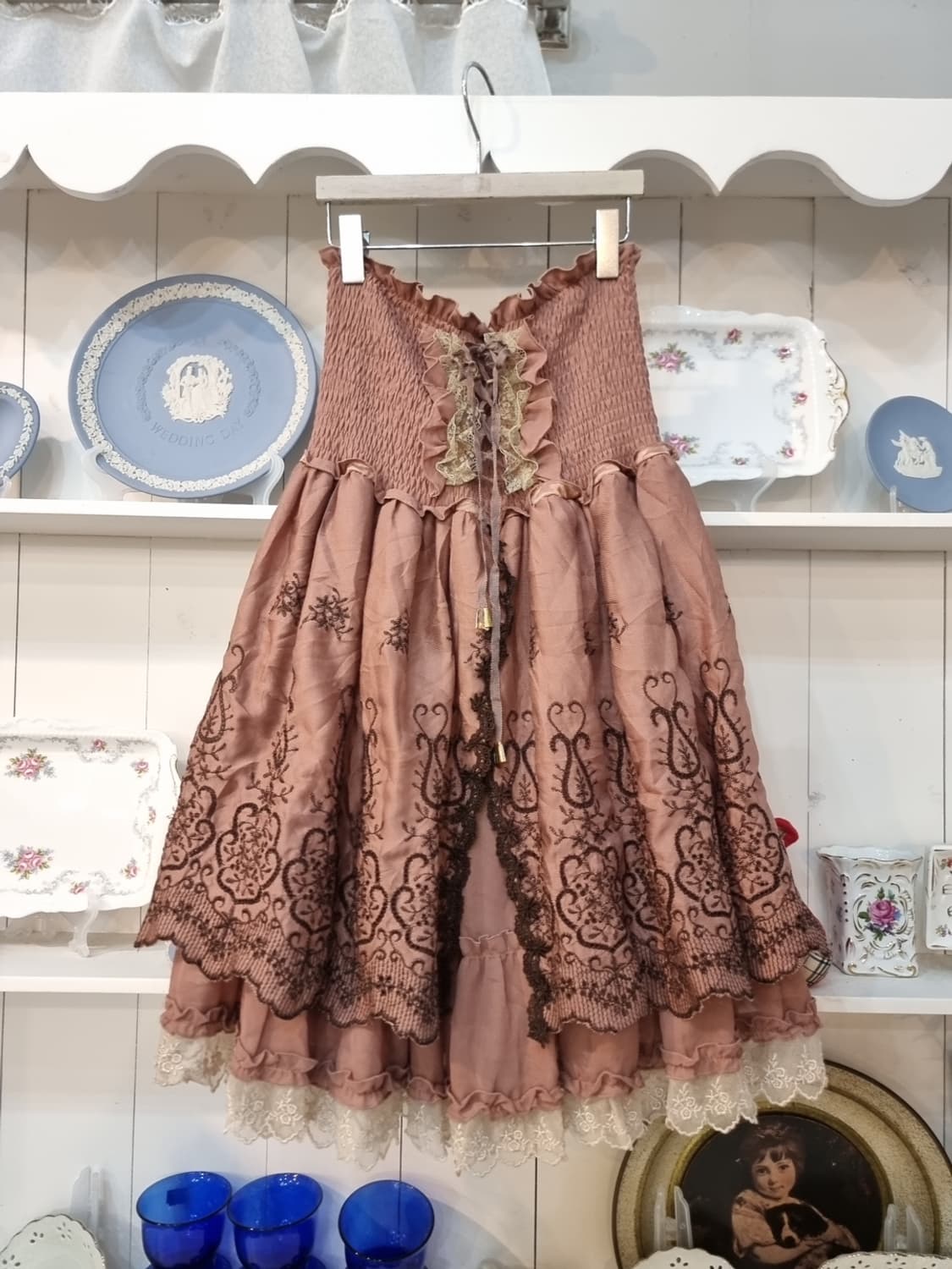 Axes Femme 클래식 코르셋 레이스업 스커트 상품이미지1