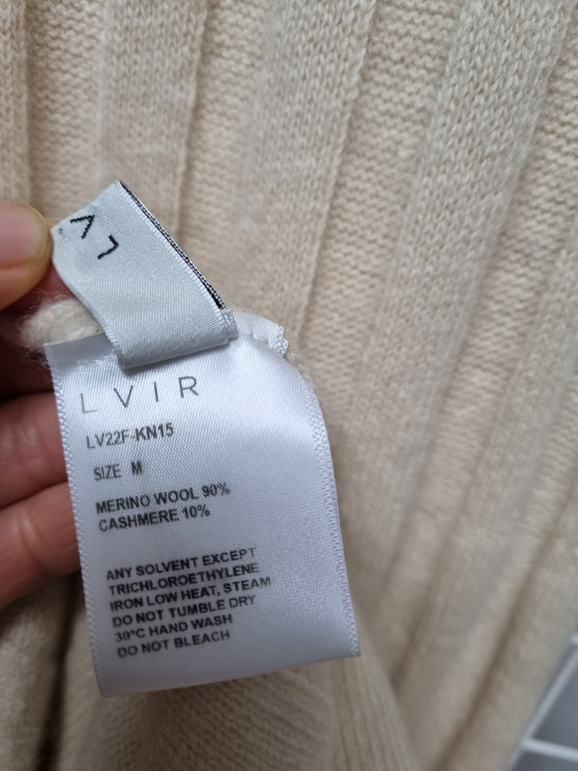 LVIR 르비에르 울 캐시미어 니트원피스 상품이미지5
