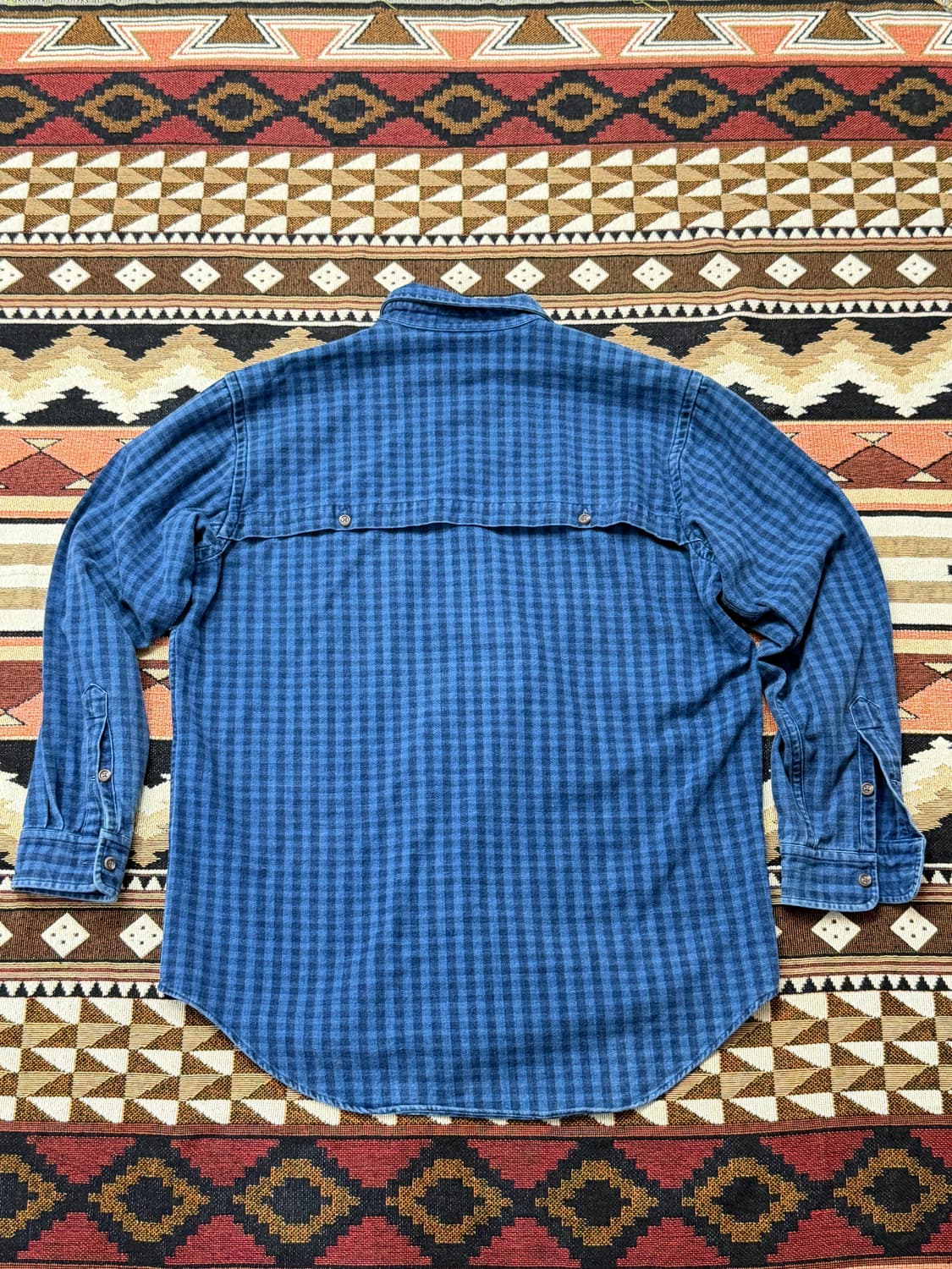 Super Rare! 90s Polo Country 헌팅 백플랩 셔츠 상품이미지2