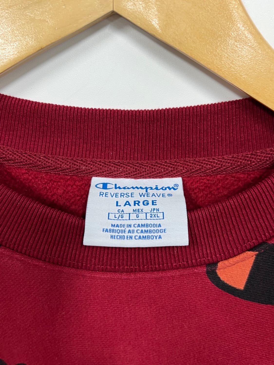 챔피온 리버스위브 멀티 빅로고 맨투맨 상품이미지4