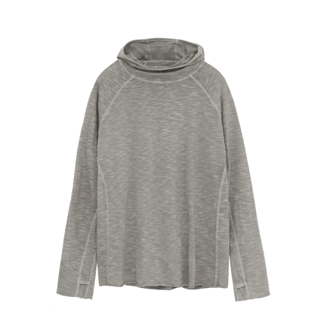 폴리테루 휴먼인덱스 휴먼 터틀 넥 후디 그레이 2 상품이미지1