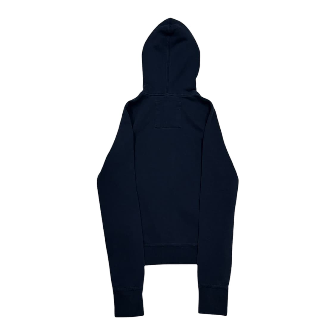 아베크롬비 빈티지 Y2K 스펠로고 딱붙핏 기모 후드집업 자켓 네이비 S 상품이미지3