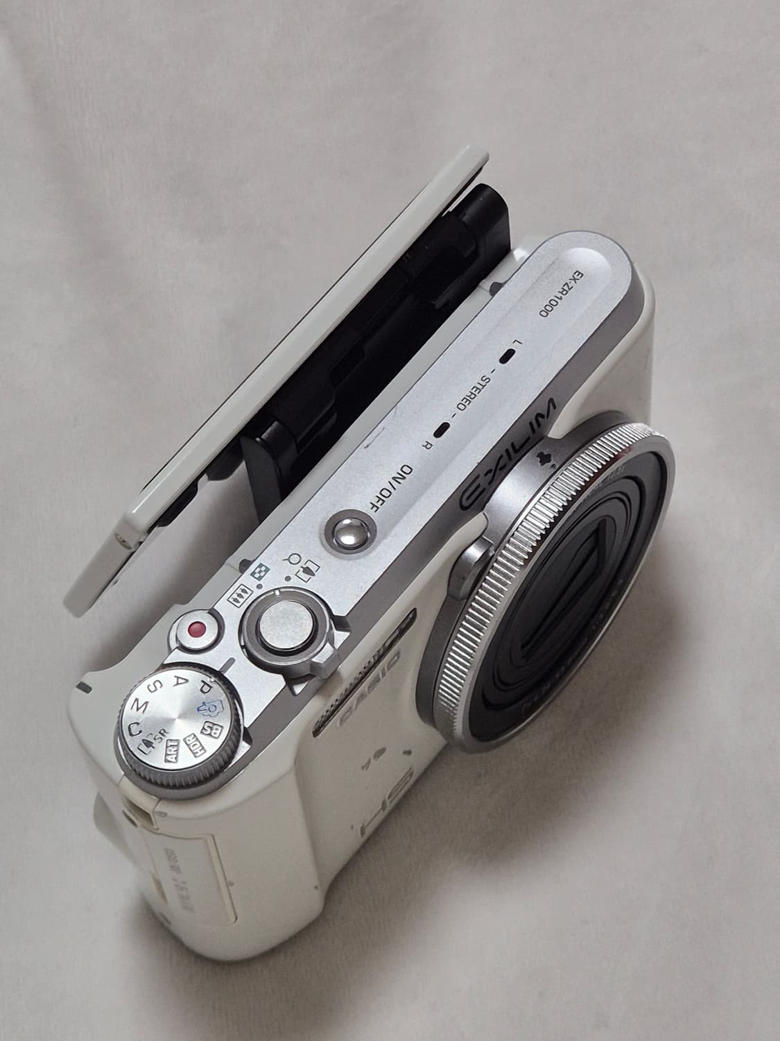빈티지 디카/틸트액정) 카시오 엑슬림 Zr1000 화이트 판매 상품이미지6