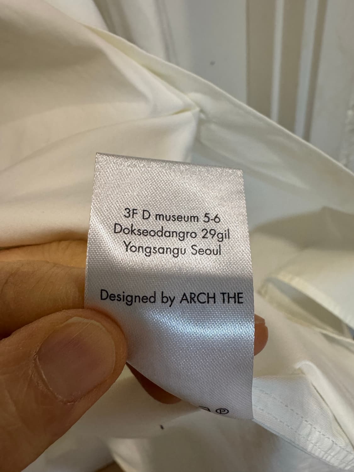 아치더 arch the 롱 셔츠  상품이미지5