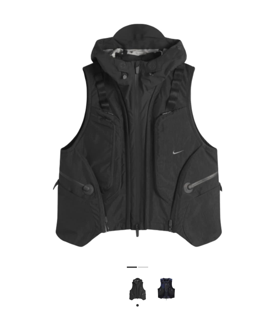 나이키 ISPA 모듈러 베스트 남성 재킷  블랙 스트릿 패션 조끼  상품이미지1