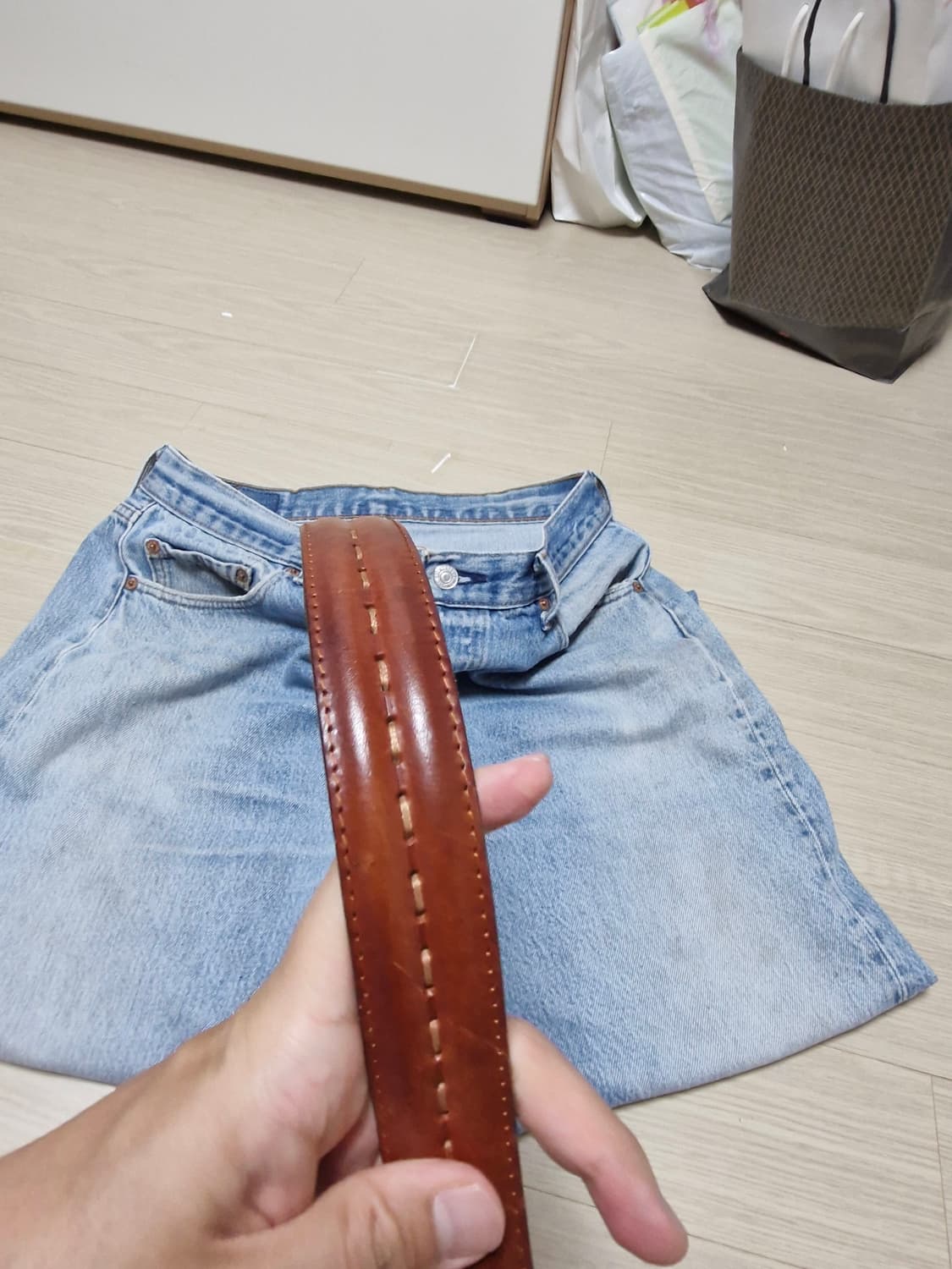 [32~36] 90s 빈티지 웨스턴 벨트 made in Turkey 상품이미지5