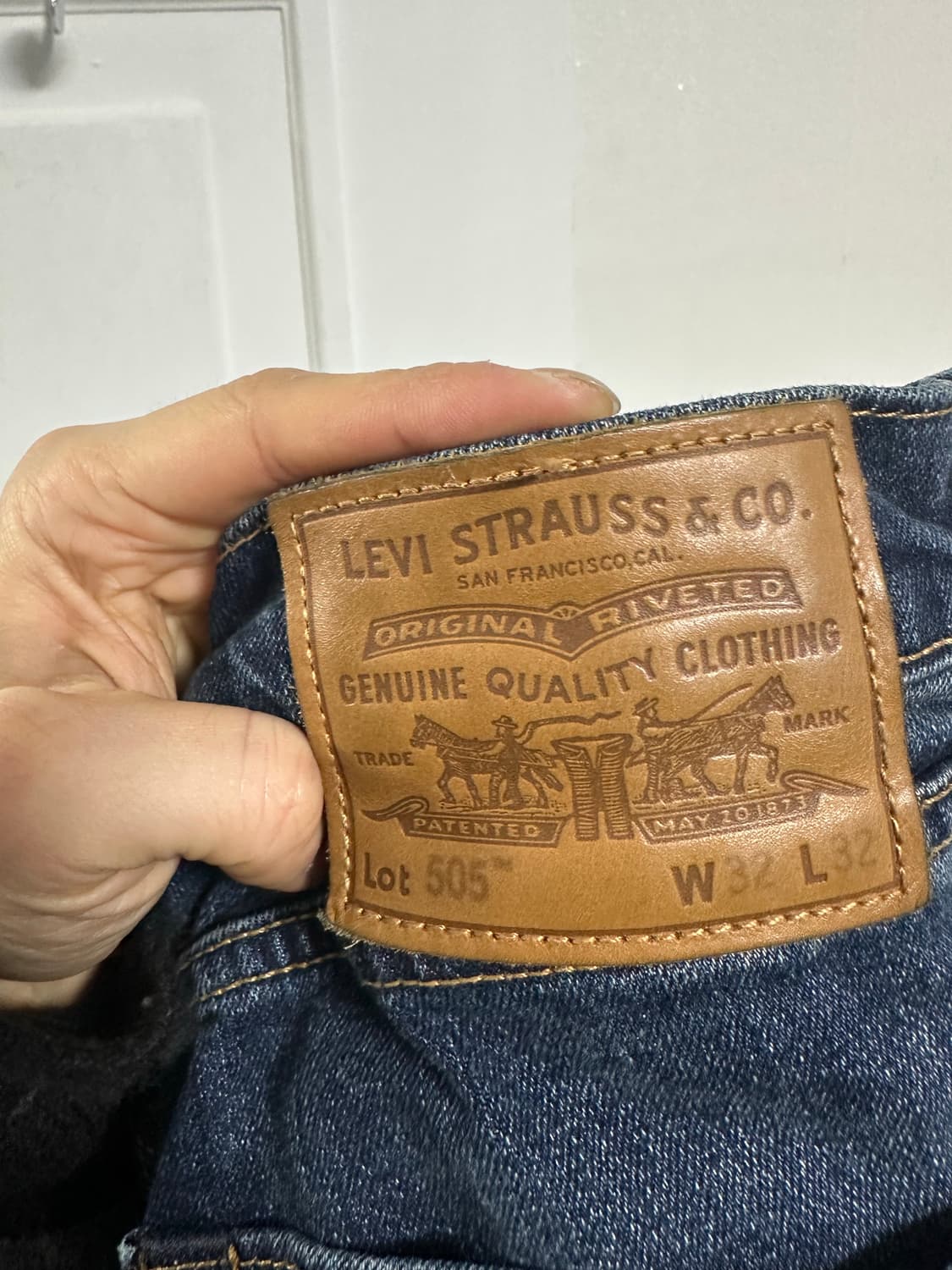 리바이스 505 데님 팬츠 상품이미지3