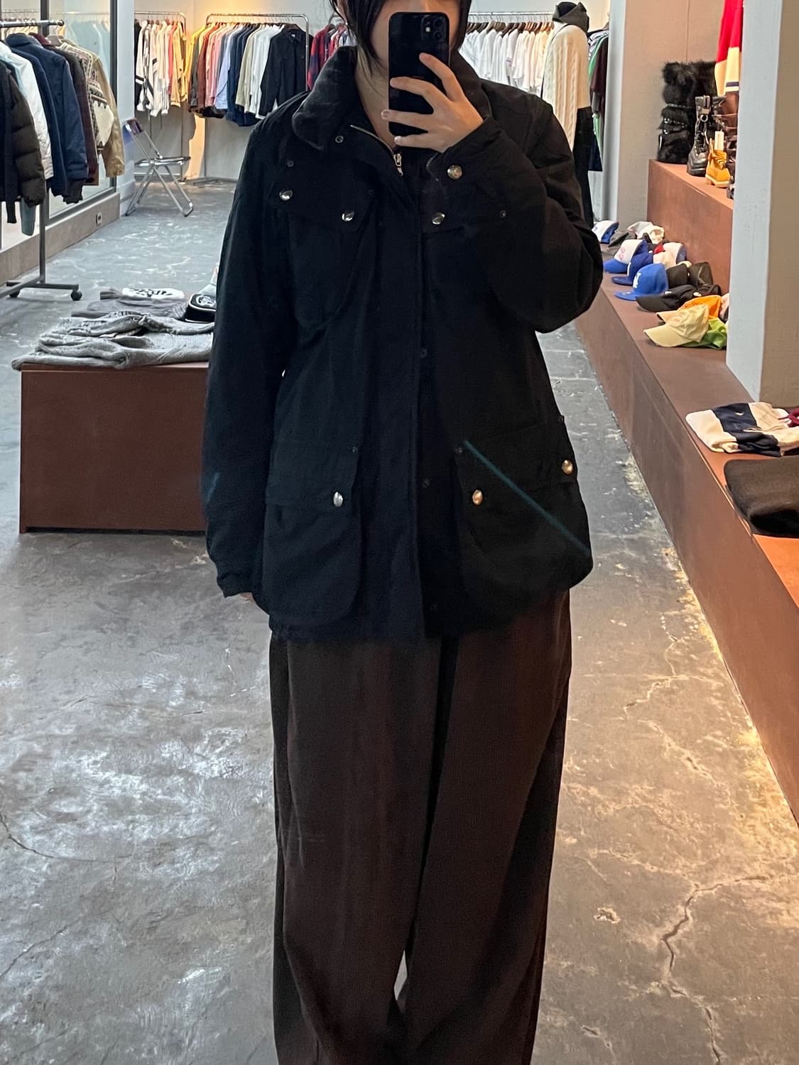 폴로 랄프로렌 블랙 나일론 유틸리티 파카 H964 상품이미지1