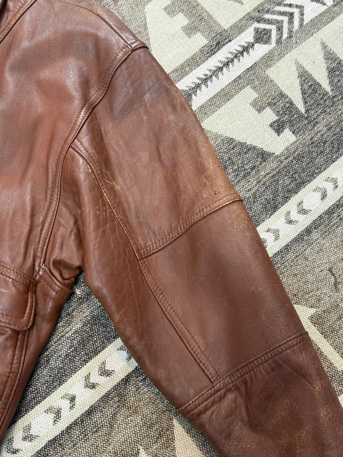 빈티지 가죽 자켓 상품이미지8