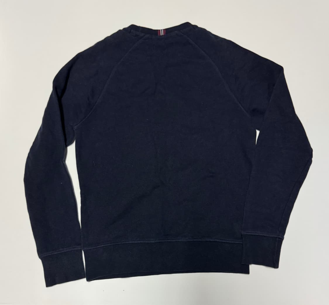 프레드페리 로고 스웻 맨투맨 S~M 네이비 상품이미지2
