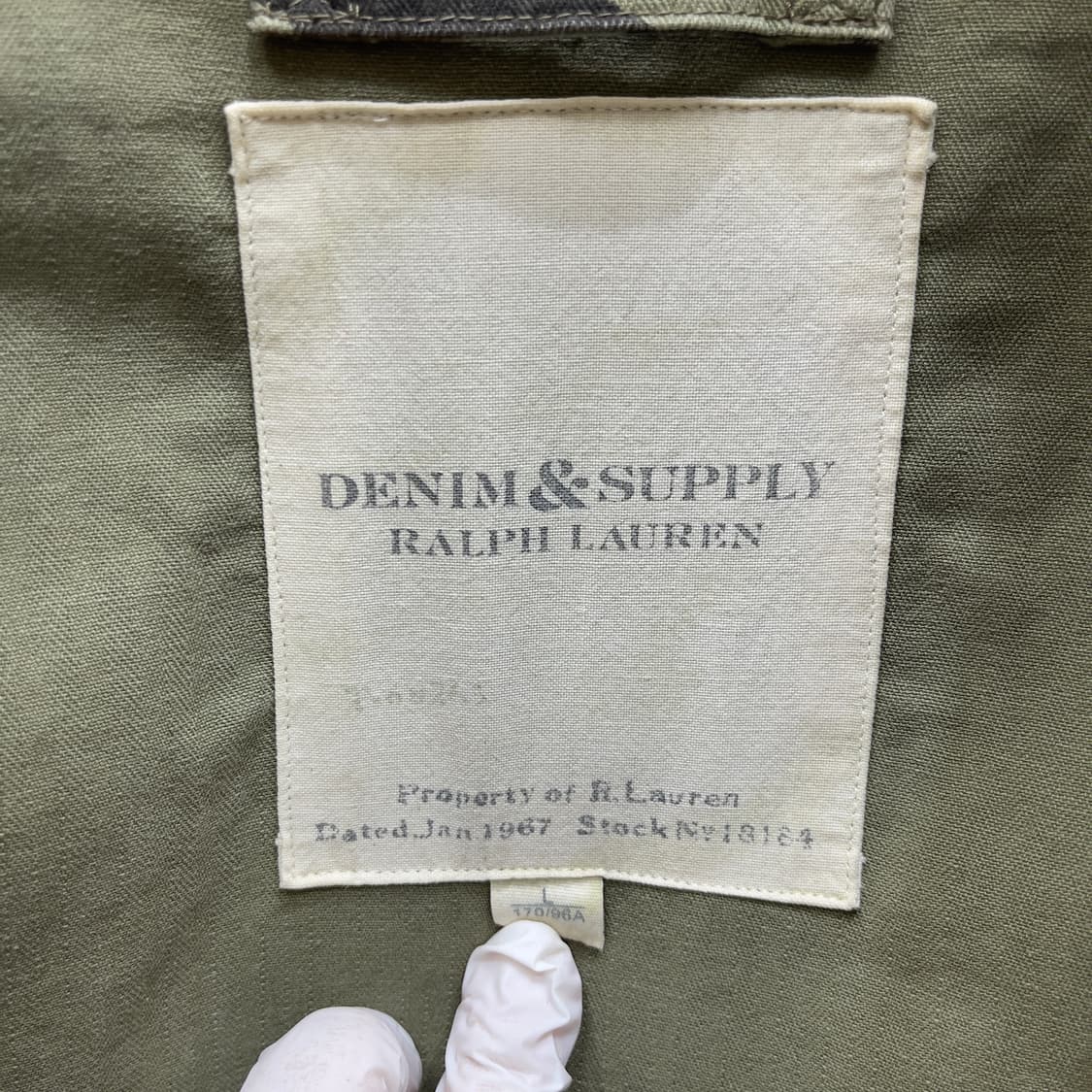 데님앤서플라이 랄프로렌 카모 성조기 야상자켓 상품이미지8