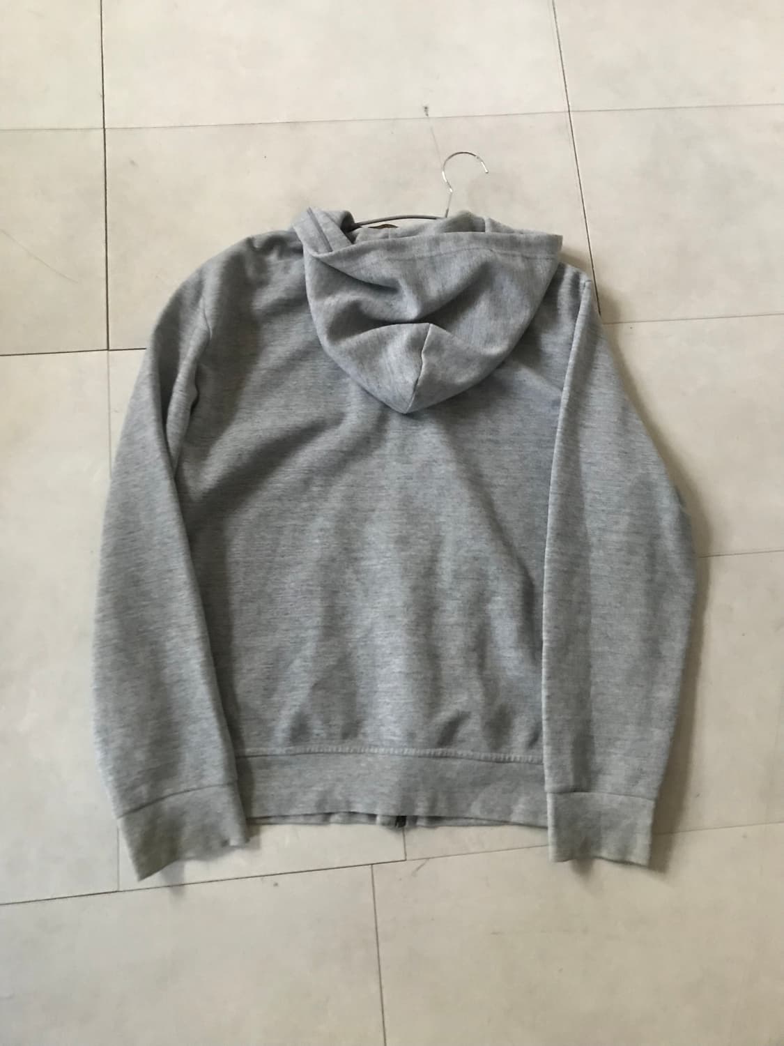 폴로 그레이 오버핏 후드집업 상품이미지9