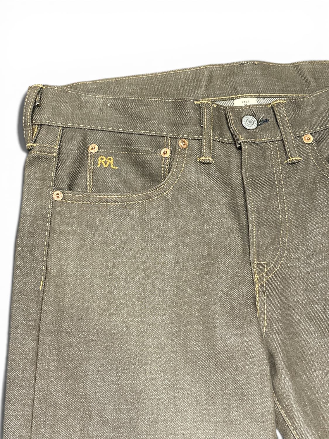 RRL Coffee Selvedge Denim Pants 32inch 상품이미지4