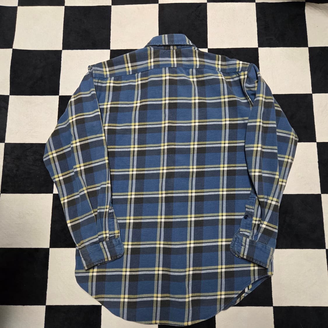 M 폴로랄프로렌 헤비웨이트 카우보이 워크셔츠 플란넬 체크 셔츠 상품이미지4