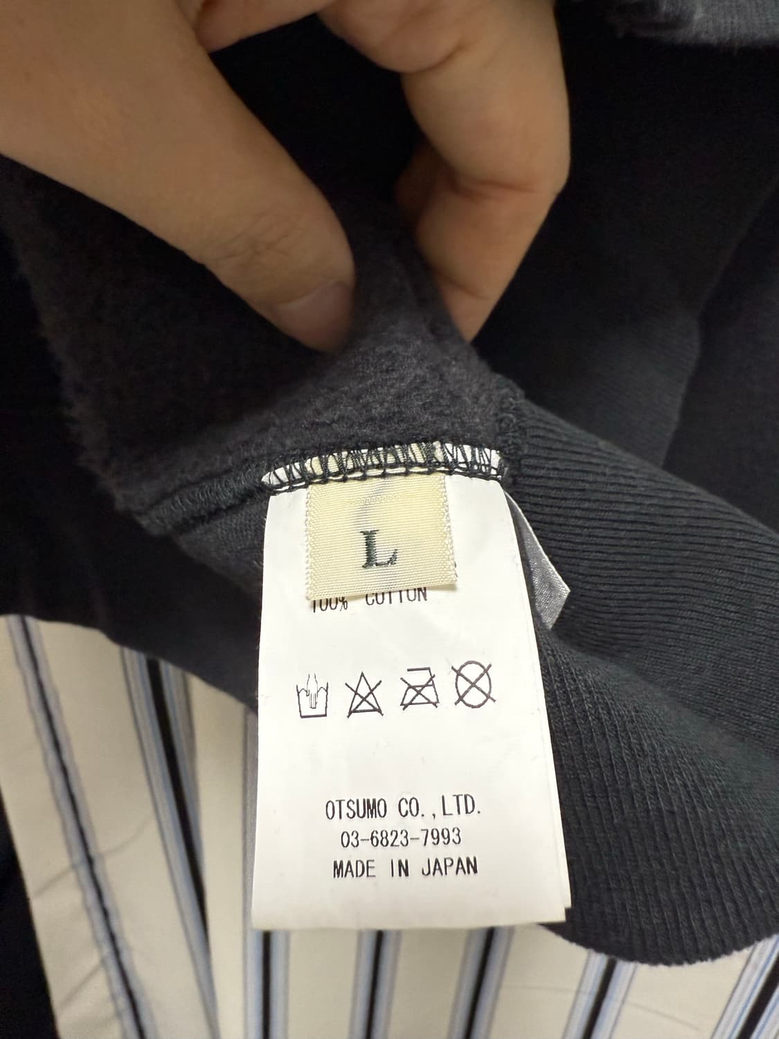 휴먼메이드 후드집업 블랙 L사이즈  상품이미지5