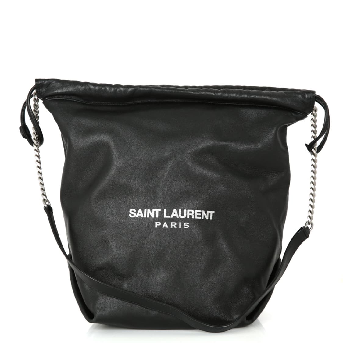 생로랑 테디 버킷 숄더백 드로스트링 체인크로스 538447 상품이미지1