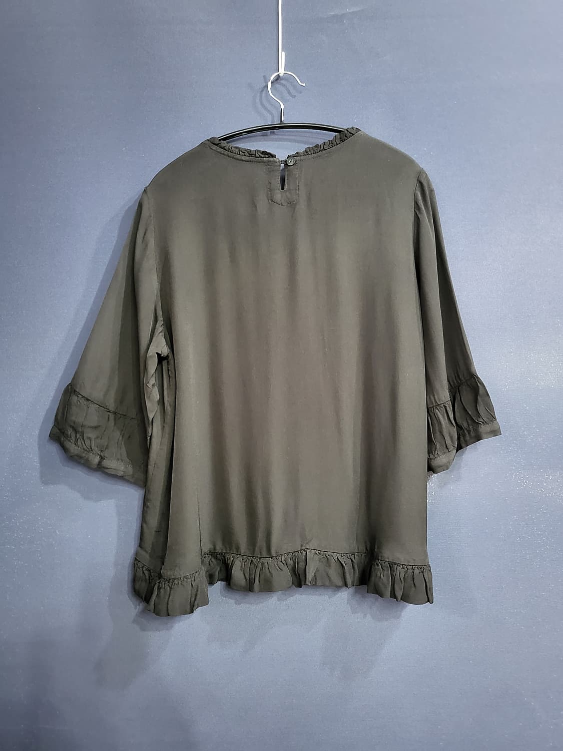 Wb 풍기인견 자수 블라우스(새상품) 상품이미지4