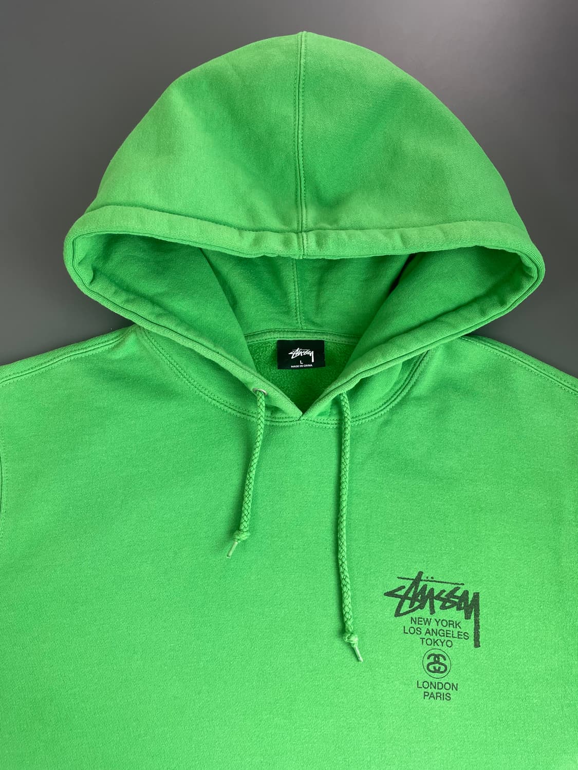 [L] 스투시 월드투어 후드 티 상품이미지7