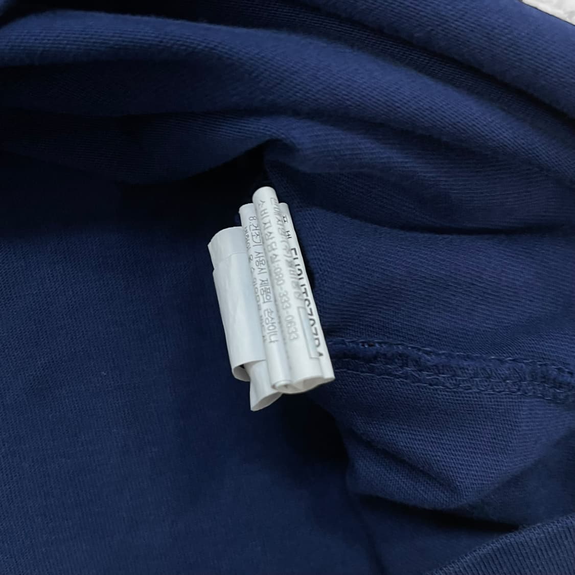 에비수 Evisu 백 자수 로고 반팔 티셔츠 네이비 상품이미지6