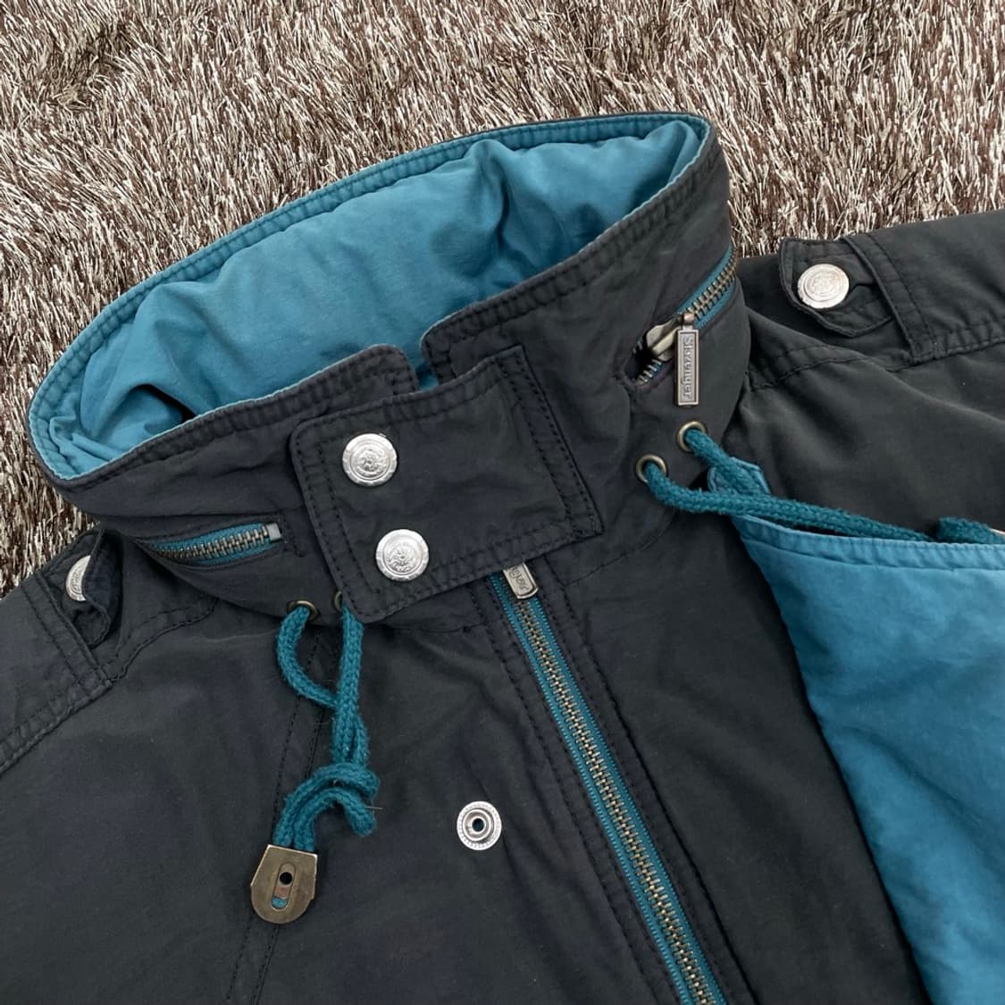 슬레진저 SLAZENGER 90s 올드스쿨 투톤 윈터 점퍼 EEL 상품이미지2