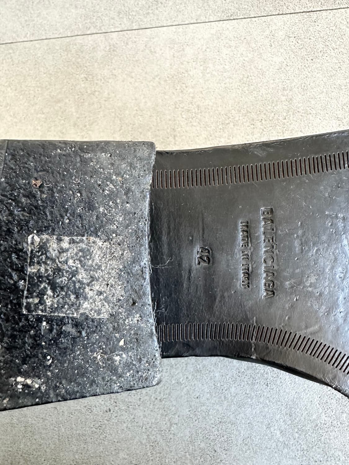 발렌시아가 19AW 스퀘어토 블록 림 더비슈즈 상품이미지8