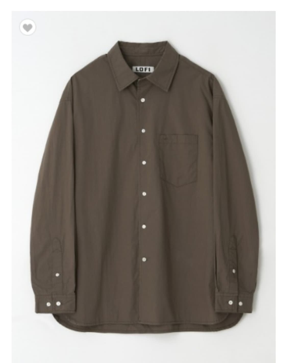 [L] 로파이 홀리데이 셔츠 애쉬 모카 상품이미지1