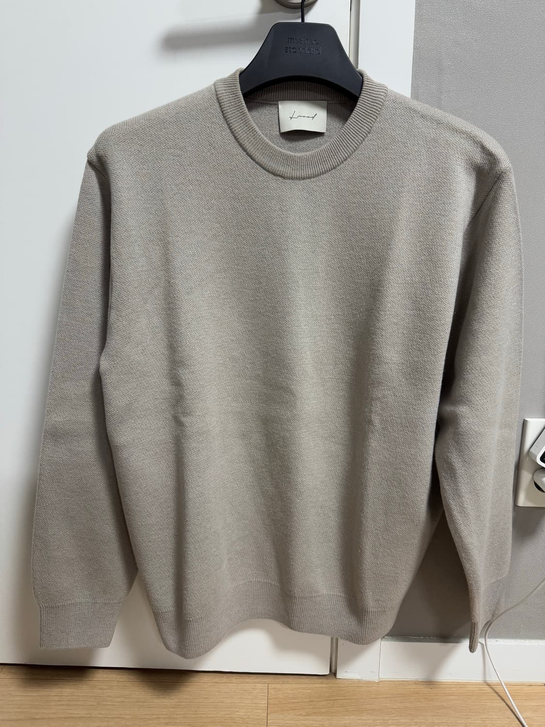 엘무드 엘프 캐시미어 니트 클라우드 그레이 44 95 상품이미지3