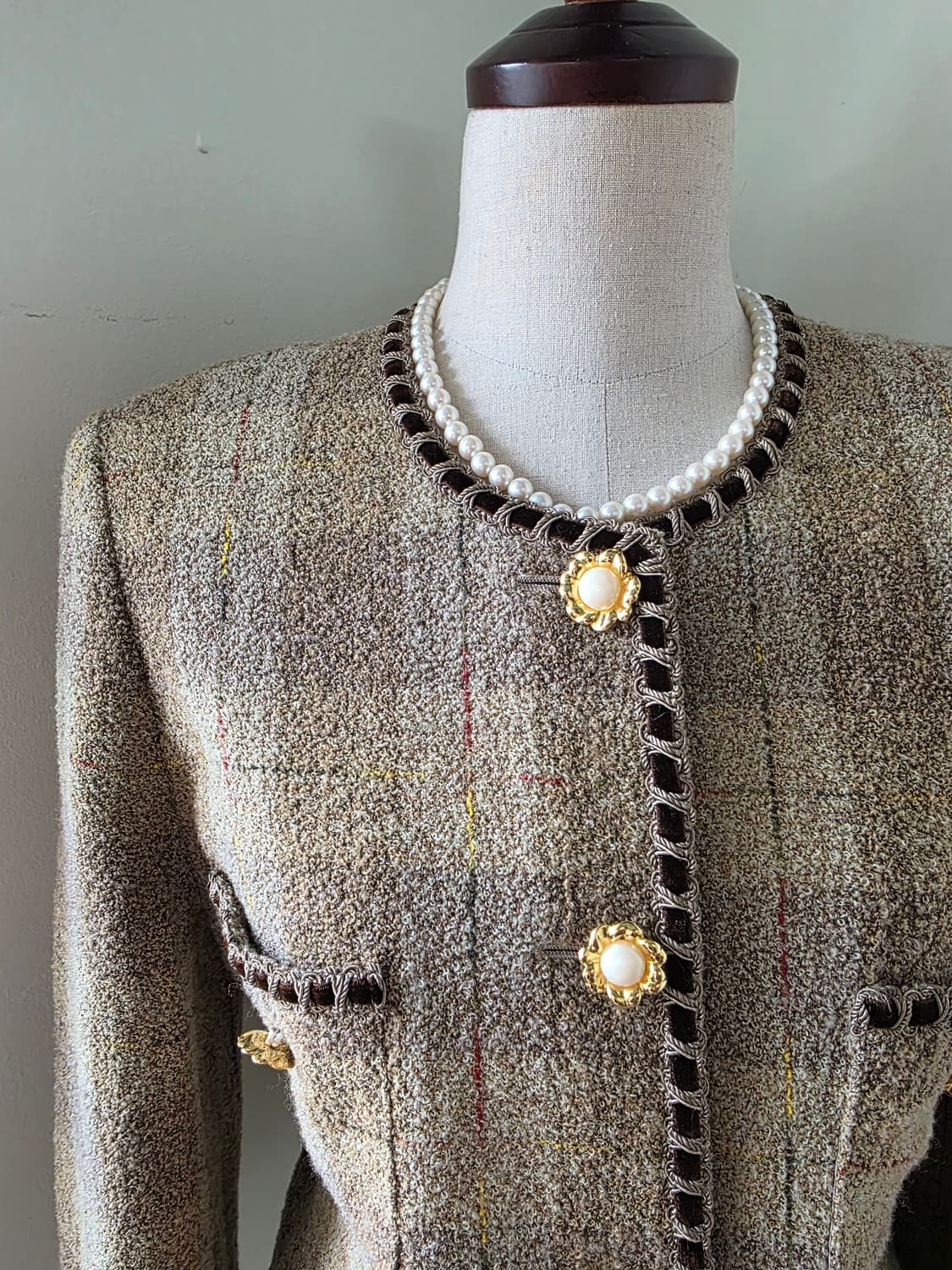 부클 트위드 자켓  상품이미지1