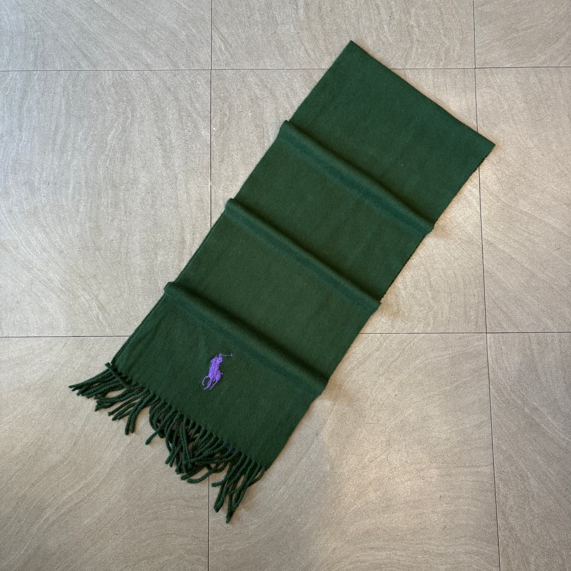 폴로 정품 이태리 생산 정품 울 머플러  상품이미지1
