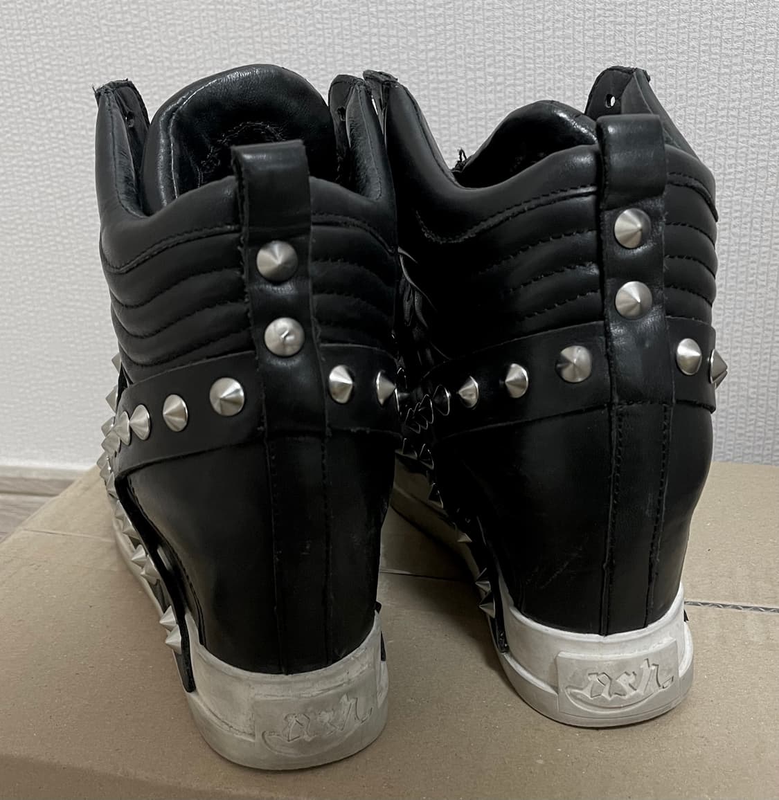 Ash clash nappa 스터드 웨지힐 스니커즈 상품이미지5