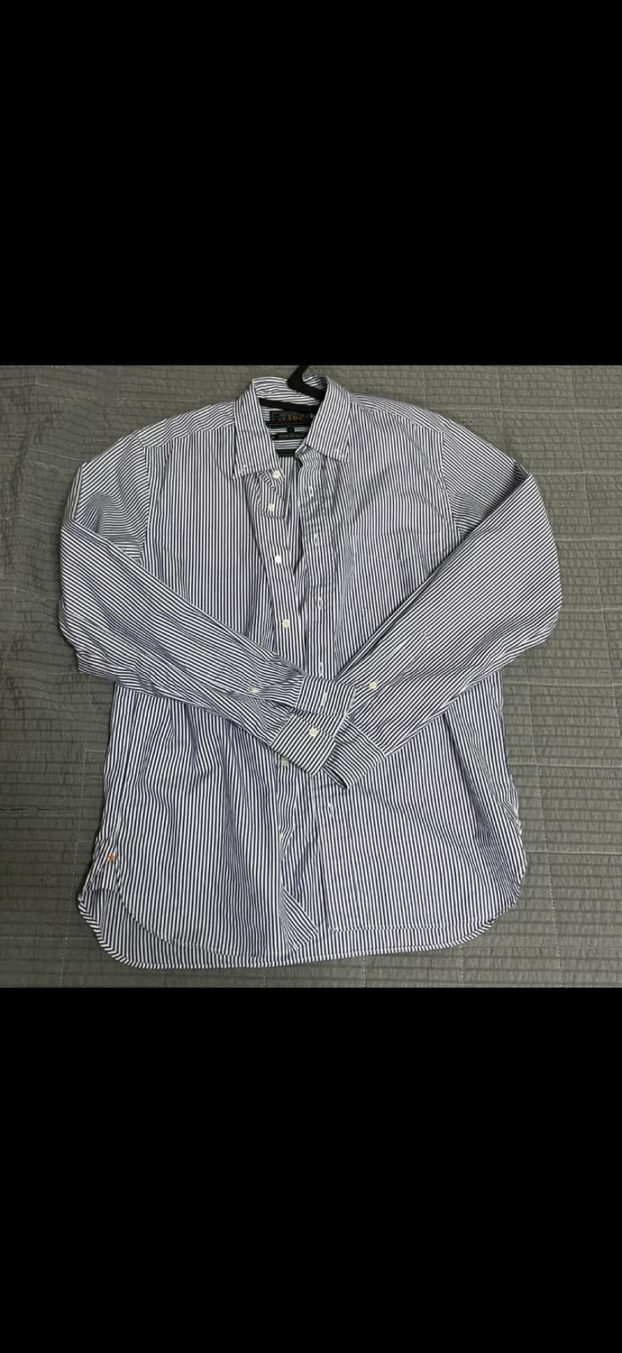 빔즈플러스 스트라이프 셔츠 S 상품이미지1