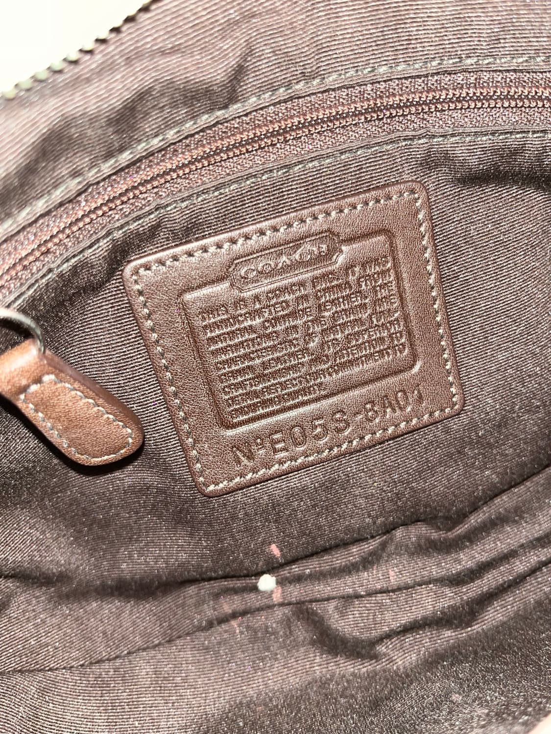 📦 Old Coach mini all white Shoulder Bag 상품이미지8