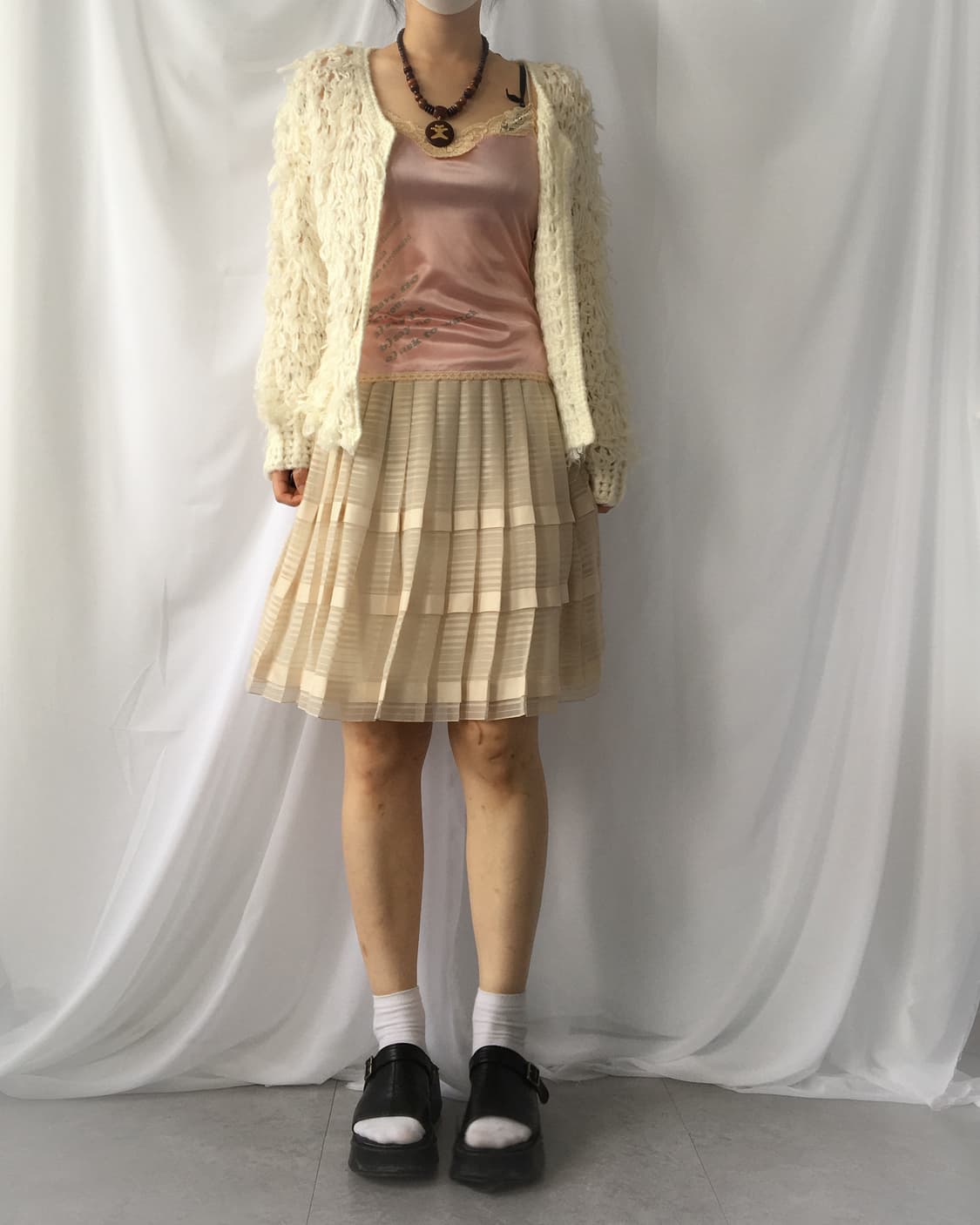 Fluffy knit open cardigan 상품이미지8