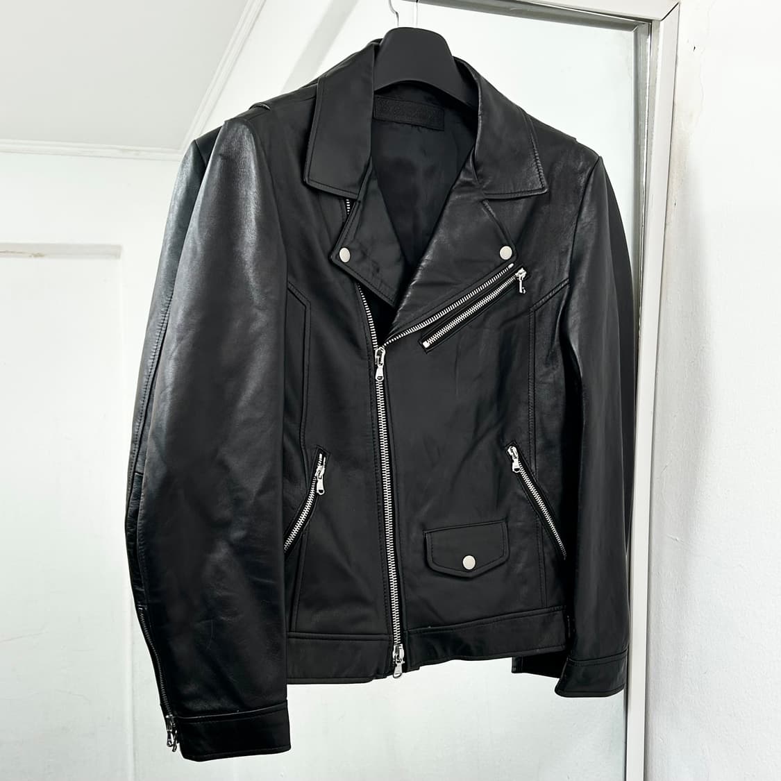 느와르 라르메스 램스킨 라이더 자켓 상품이미지1